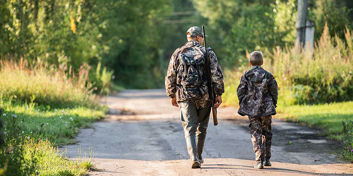 Clothes and Boots for Hunting